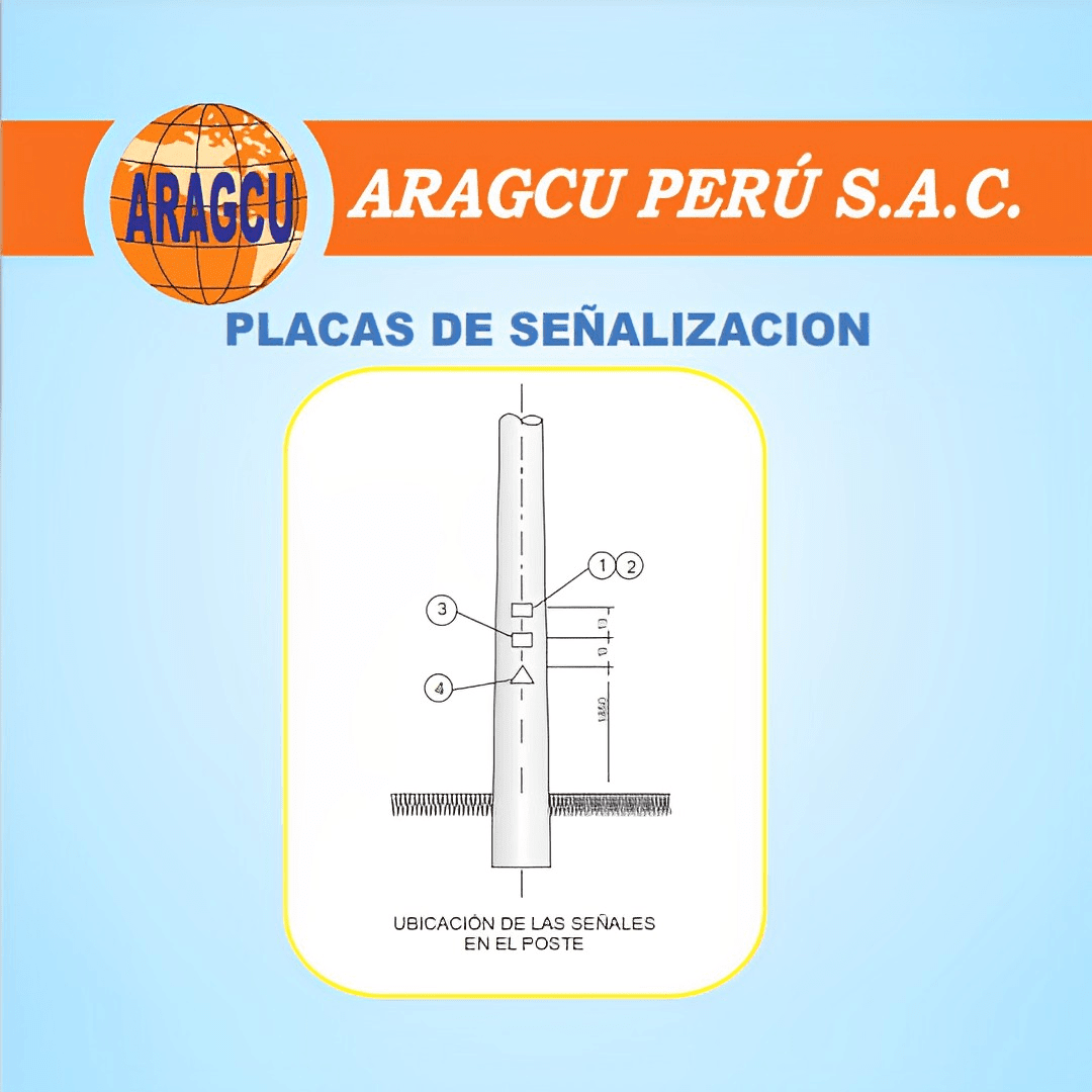 PLACA SEÑAL DE PELIGRO ARAGCU MT4