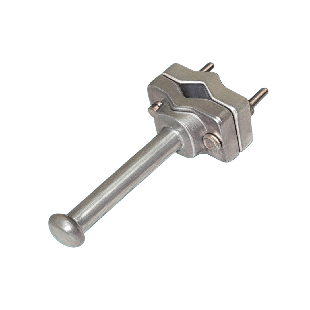 PUNTO FIJO DE PIVOTE PARA TUBO O CABLE DE AL APFP-40/60 ARAGCU AS2