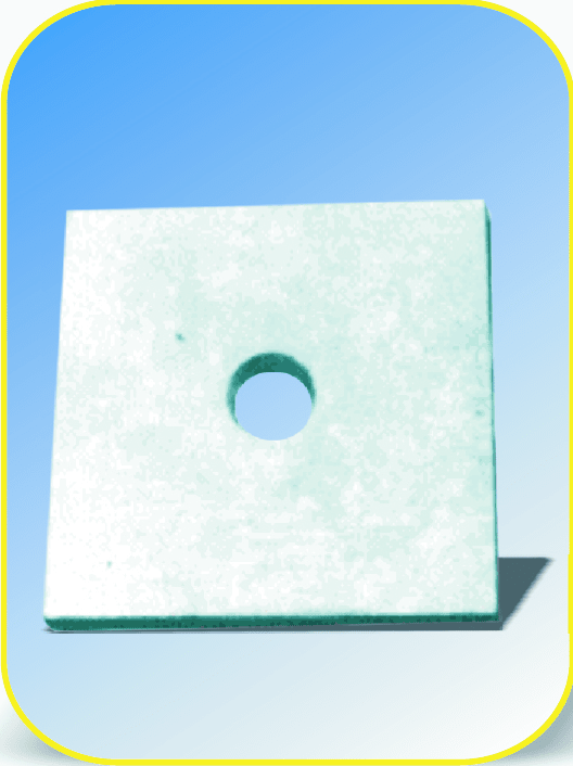 ARANDELA CUADRADA PLANA 2-1/4''X2-1/4''X3/16''X18MM 41KN GALV CALIENTE AP6051410 ARAGCU RT2