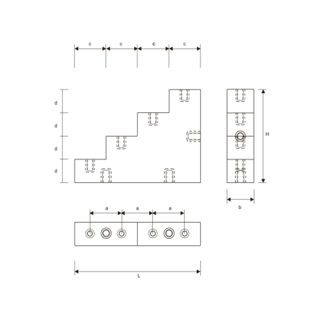 AISLADOR EPOXICO TIPO ESCALERA TIPO ATE-450 MELBAT2