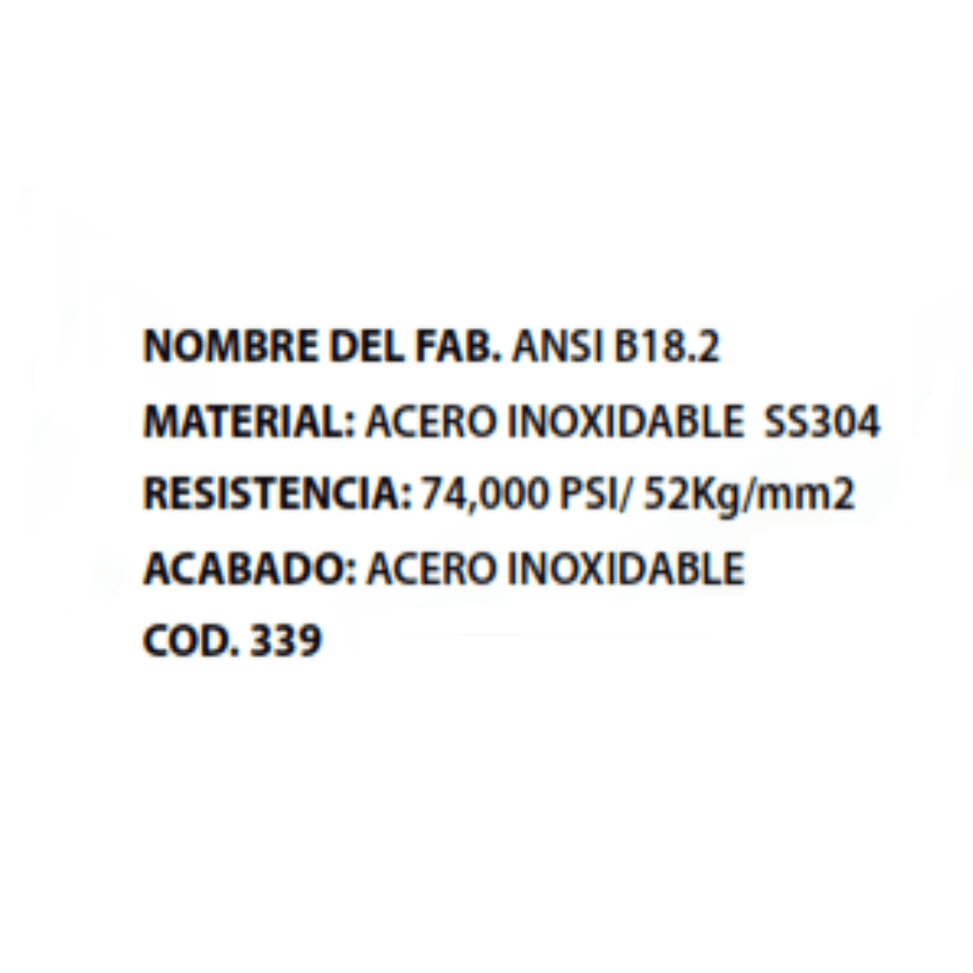 AUTORROSCANTE CABEZA PAN INOXIDABLE 1-1/2'' ARAGCU OUTLET2
