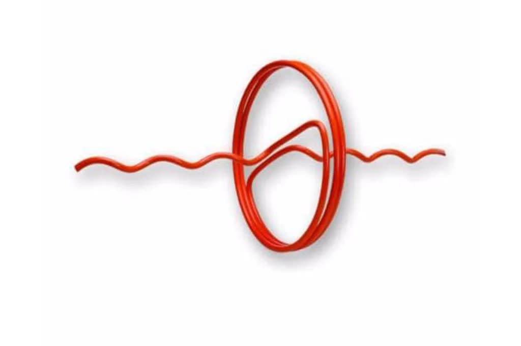 BALIZA ESPIRAL DOBLE PVC BESP 070-095 Ø7,01-9,5MM  NEGRO SAPREM
