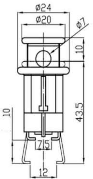 BLOQUEO PARA INTERRUPTOR MINIATURA TIPO P.I.S. BAN-D02 BEIAN-LOCK1