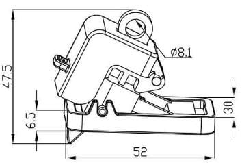 BLOQUEO PARA INTERRUPTORES CAJA MOLDEADA 120/277V.  BAN-D11 BEIAN-LOCK1