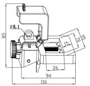 BLOQUEO PARA INTERRUPTOR CAJA MOLDEADA 480/600V BAN-D13 BEIAN-LOCK2