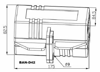 BLOQUEO PARA ENCHUFE POLIPROPILENO BAN-D41 BEIAN-LOCK1