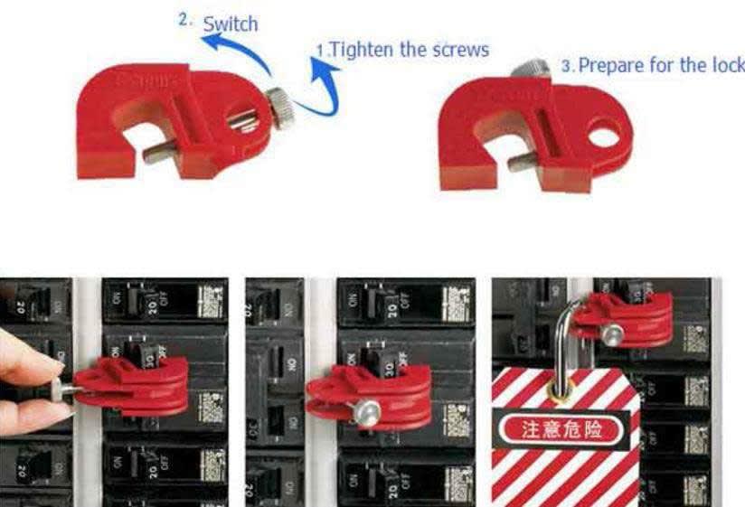 BLOQUEO PARA INTERRUPTOR MINIATURA DIFERENCIAL BAN-D88RED BEIAN-LOCK1