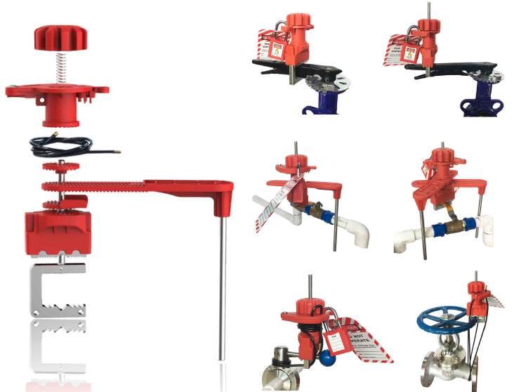 BLOQUEO UNIVERSAL PARA VALVULA CON BRAZO Y CABLE BAN-F35 BEIAN-LOCK1