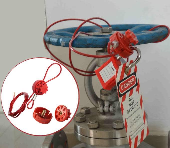 BLOQUEO UNIVERSAL CON CABLE DE ACERO FORRADO L=2.00 MT BAN-L31 BEIAN-LOCK1