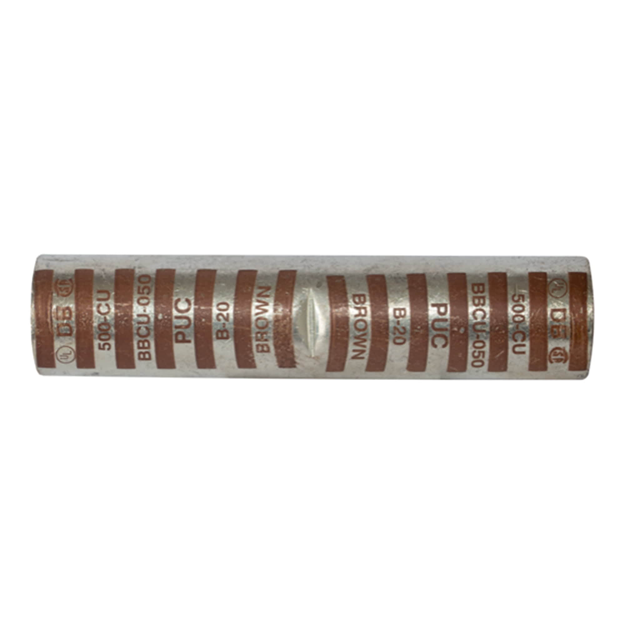 UNION A COMPRESION DE COBRE ESTAÑEADO BARRIL LARGO 500KCMIL MARRON CON UL PENNUNION