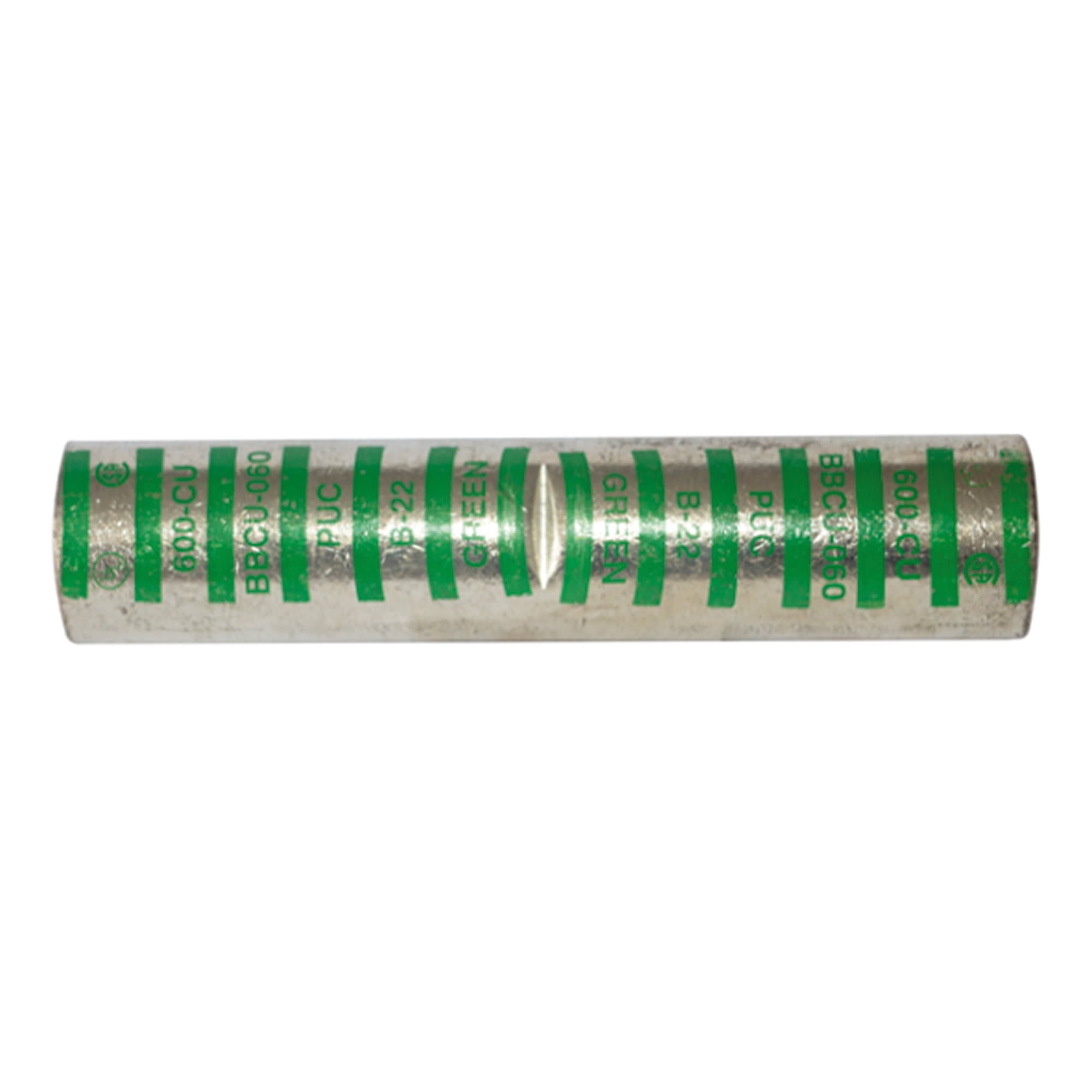UNION A COMPRESION DE COBRE ESTAÑEADO BARRIL LARGO 600KCMIL VERDE CON UL PENNUNION