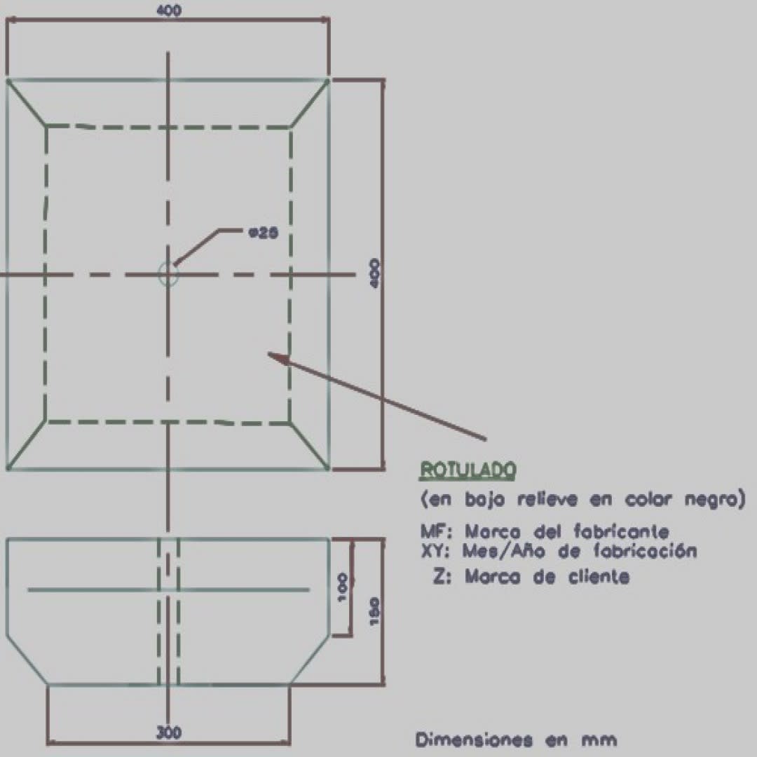 BLOQUES CONCRETO ARMADO VIBRADO 400X400X150MM 55KG NACIONAL3