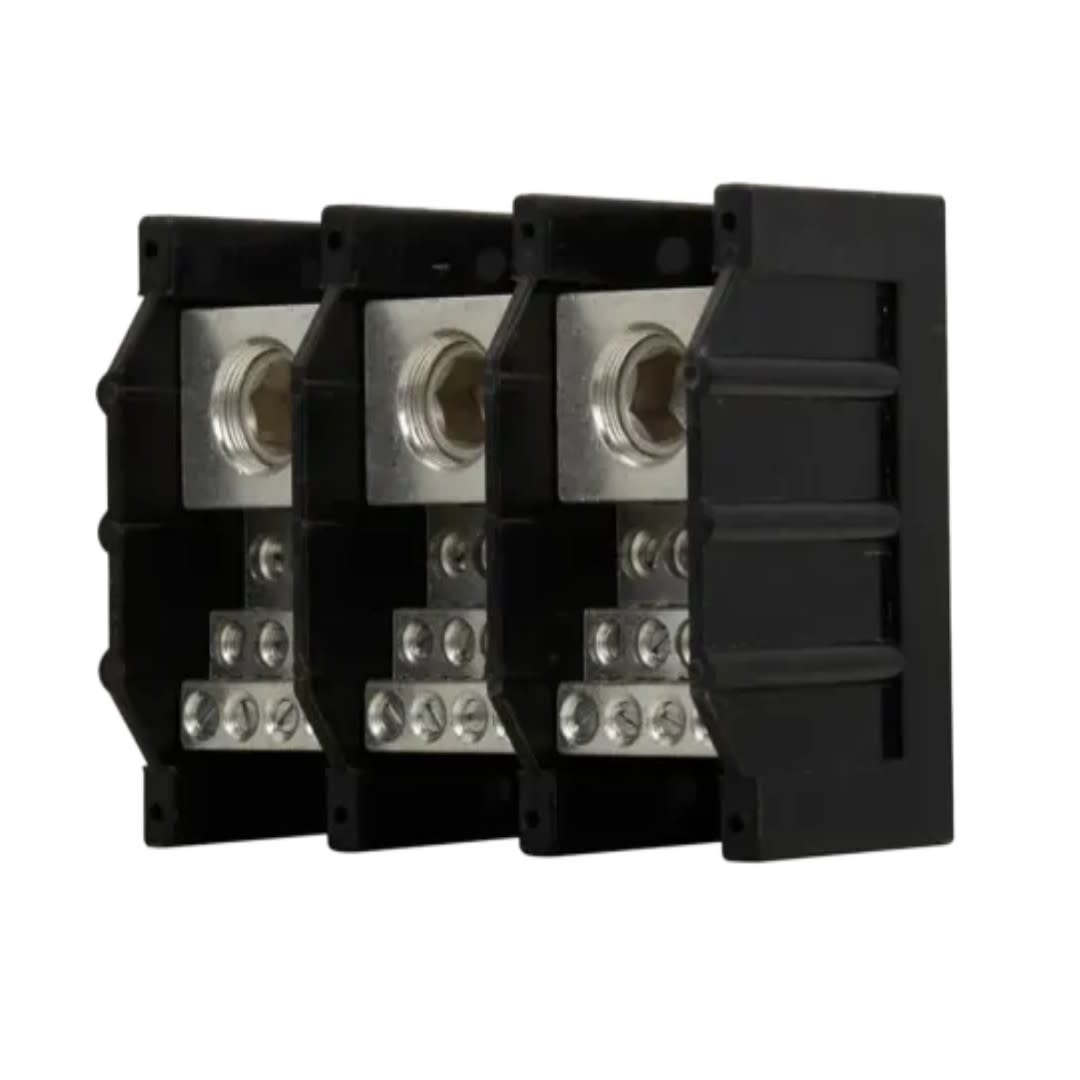 BLOQUE TERMINAL DE DERIVACIÓN DE 3 POLOS 600 V. 420A 10 KA 16376-3 BUSSMANN1