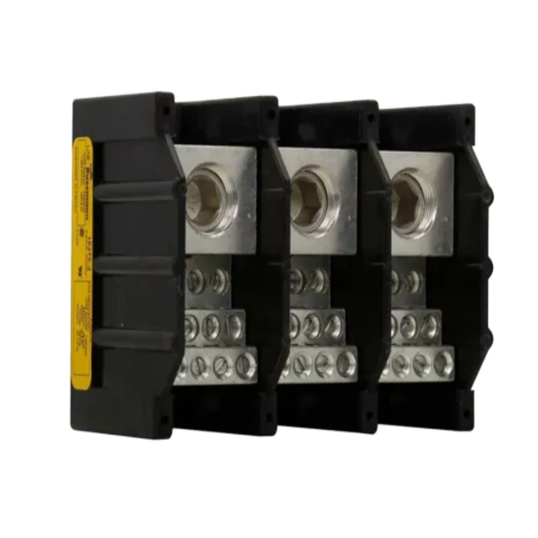 BLOQUE TERMINAL DE DERIVACIÓN DE 3 POLOS 600 V. 420A 10 KA 16376-3 BUSSMANN2