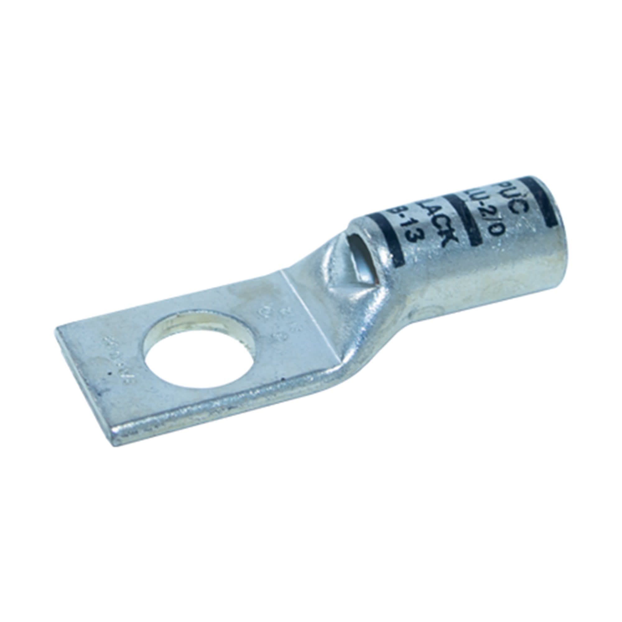 TERMINAL A COMPRESION DE COBRE ESTAÑADO BARRIL STANDARD 1 HOYO 2/0AWG 3/8'' 35KV NEGRO CON UL PENNUNION1