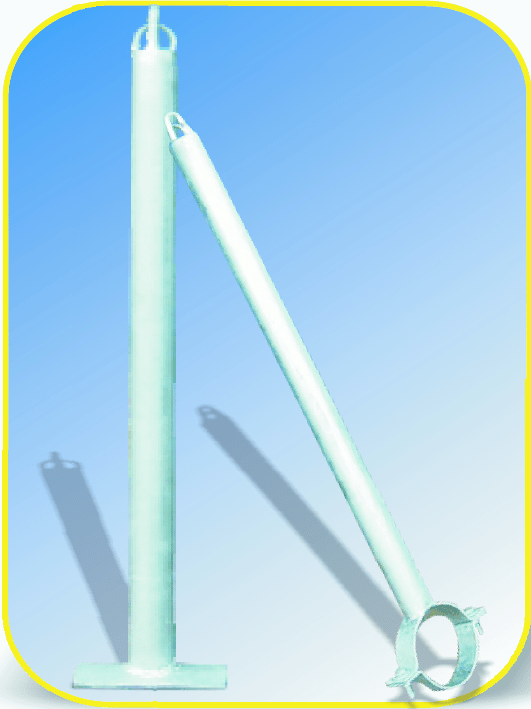 CONTRAPUNTA 2''X1.20MT CON ABRAZ. REGULABLE GALV CALIENTE AP6061108 ARAGCU RT