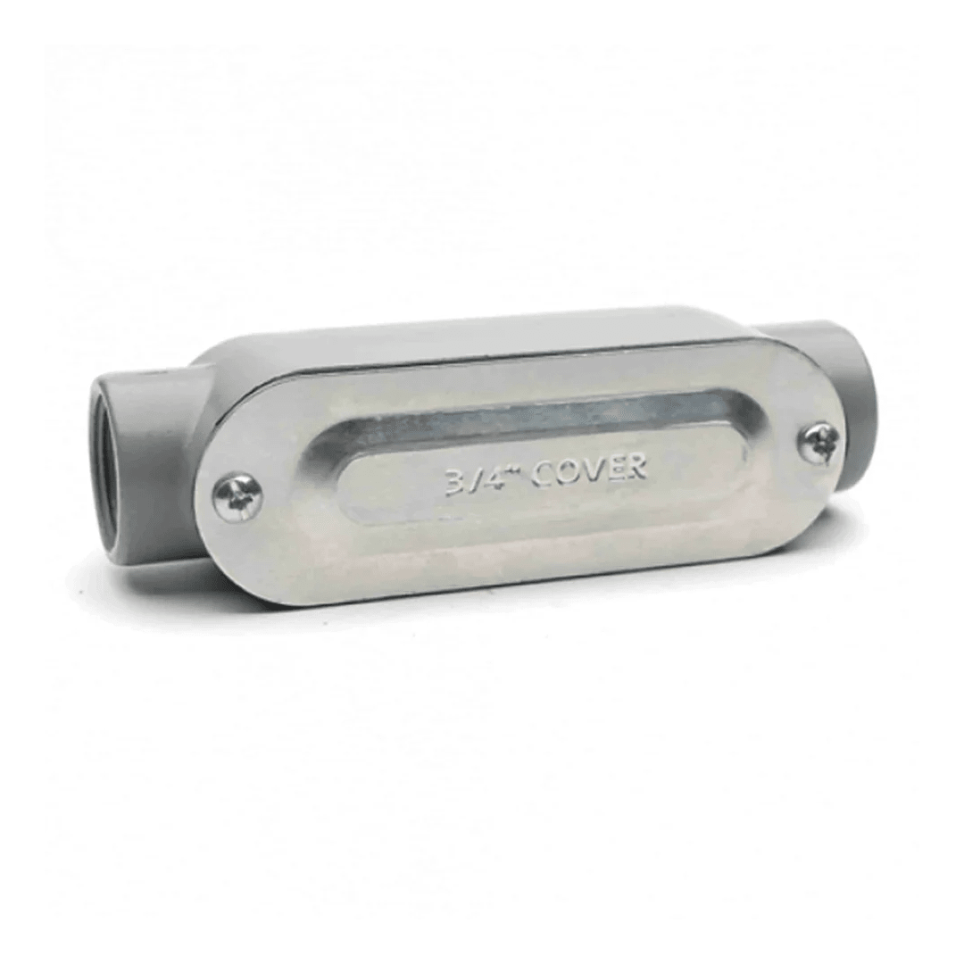 CAJA CONDULET TIPO C 3/4'' FORM 35 DE ALUMINIO C/TAPA Y EMPAQUETADURA CON UL NAAVI CONDUIT