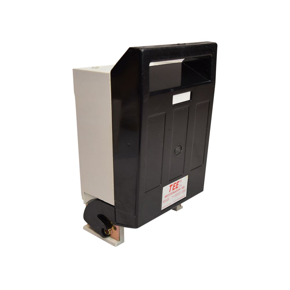 SECCIONADOR PORTAFUSIBLE TRIPOLAR HORIZONTAL 125A 500VAC NH-00 D/FIBRA DE VIDRIO C-125 TEE1