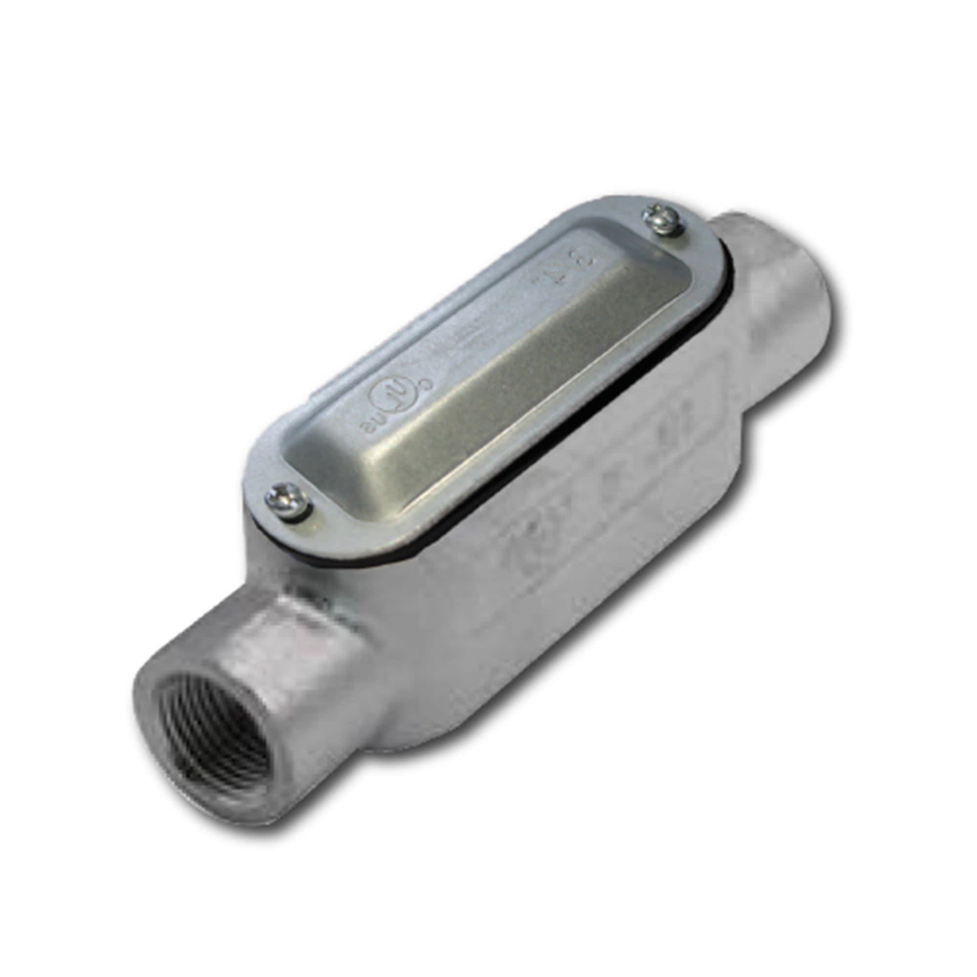 CAJA CONDULET TIPO C 3/4'' FORM 5 HIERRO MALEABLE GALV EN CALIENTE C/TAPA C/EMP CON UL E254321 JJ