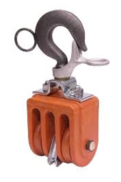 POLEAS DOBLES CON SOGA DE POLI-DACRON CON 3 TORONES DE 1/2'' C4000925 HUBBEL CHANCE