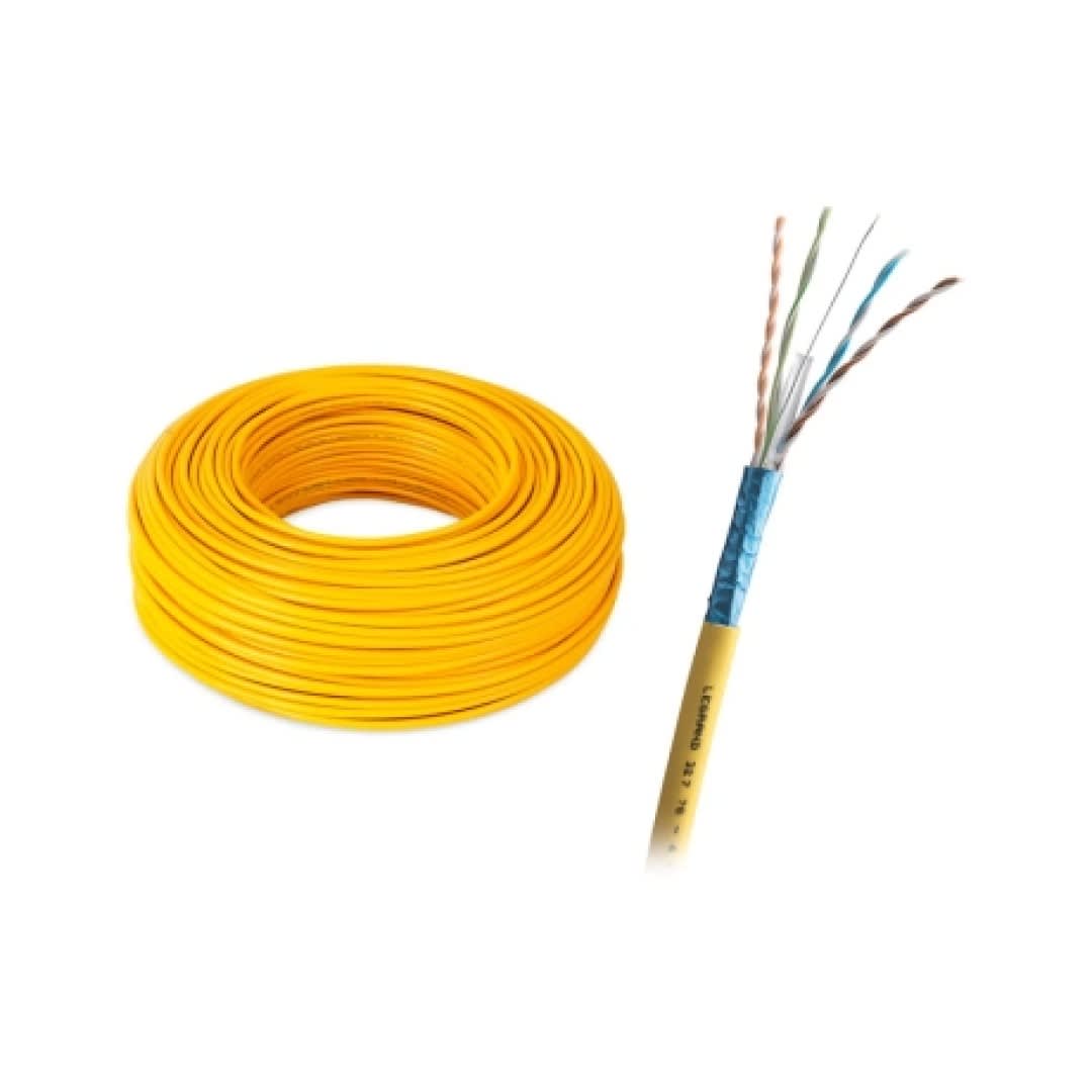 CABLE F/UTP PAR TRENZADO 4 PARES CATEGORIA 6A 500M COLOR AMARILLO 32778 LEGRAND