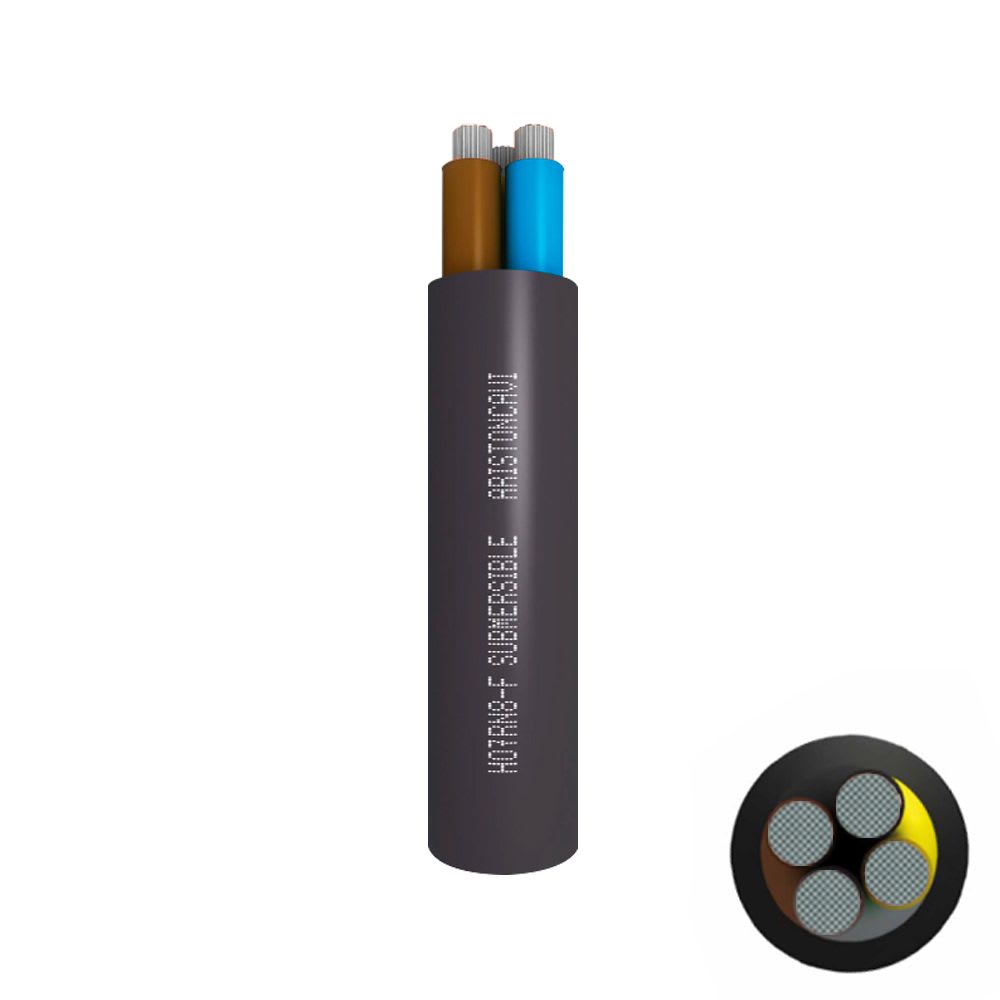 CABLE H07RN8-F ARRASTRE/SUMERGIBLE 4G4MM2 1KV GOMA CLASE 5 X METRO LINEAL H07RN8-F ARISTONCAVI1