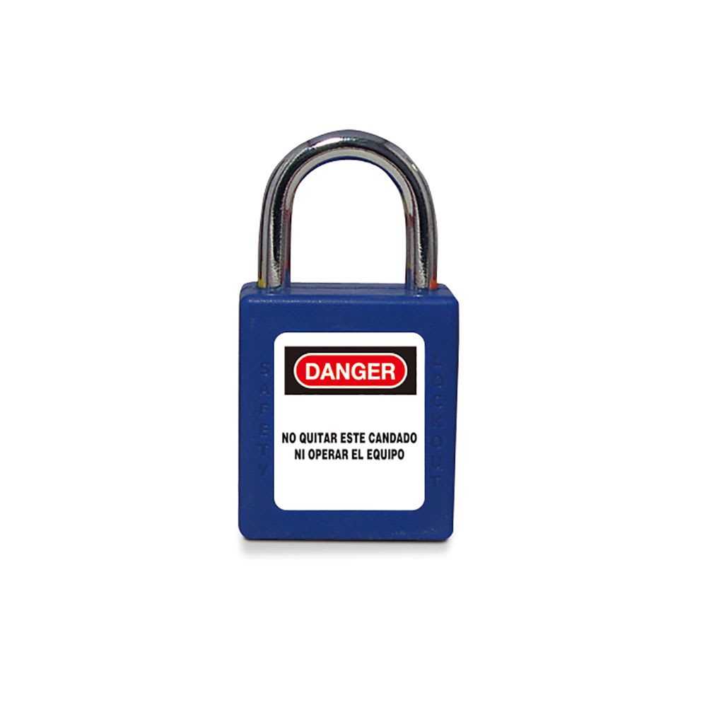 CANDADO CON ARO METALICO L=25MM COLOR AZUL 761100 SOFAMEL1