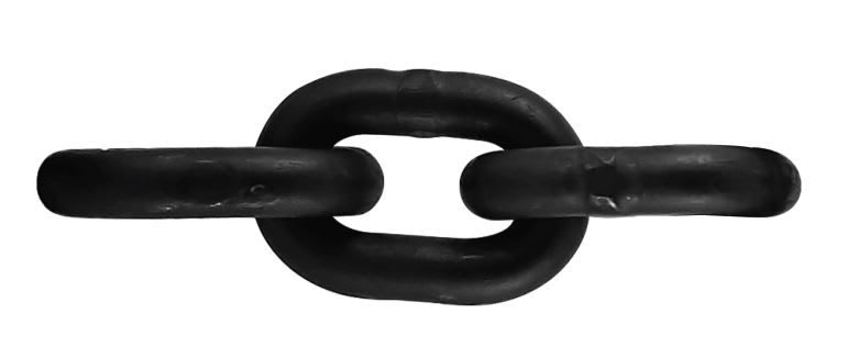CADENA DE ACERO NEGRO G80 13MM(1/2