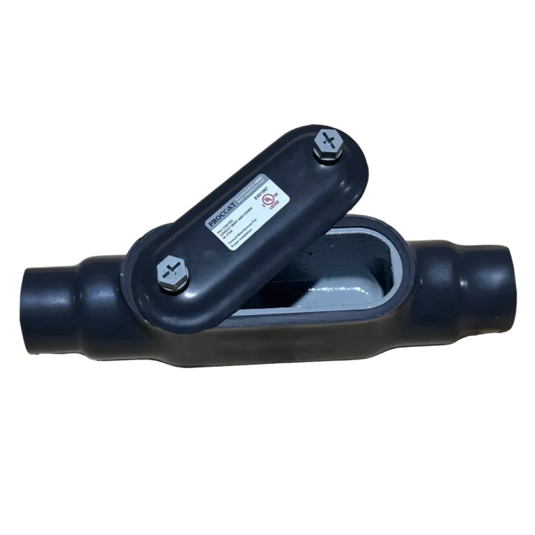 CAJA CONDULET FORM 7 TIPO C 1-1/4'' REVESTIDA DE PVC ETL/UL PROCOAT2