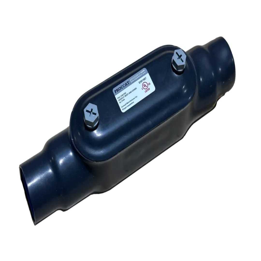 CAJA CONDULET FORM 7 TIPO C 3/4'' REVESTIDA DE PVC ETL/UL PROCOAT3