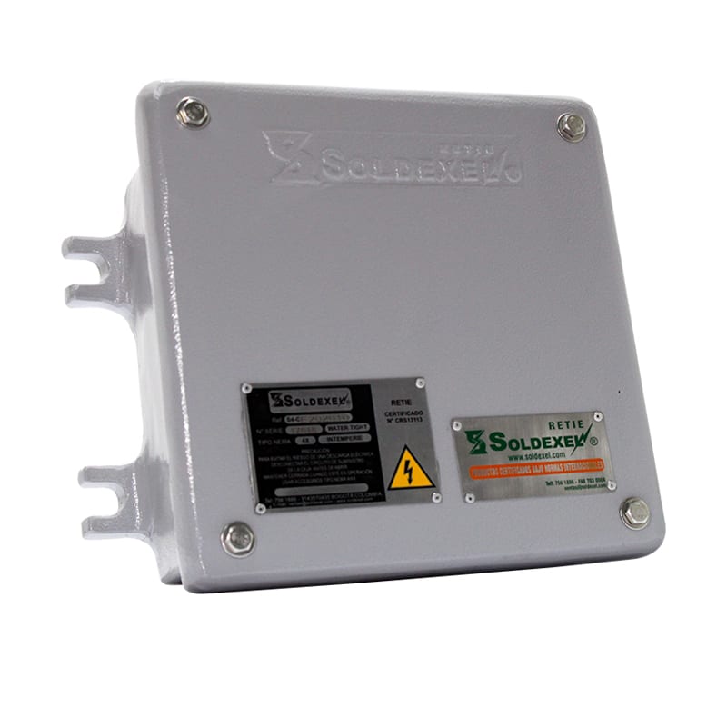 CAJA DE SOBREPONER EN ALUMINIO FUNDIDO 297X297X300MM 12KG S4-CE303030 SOLDEXEL1