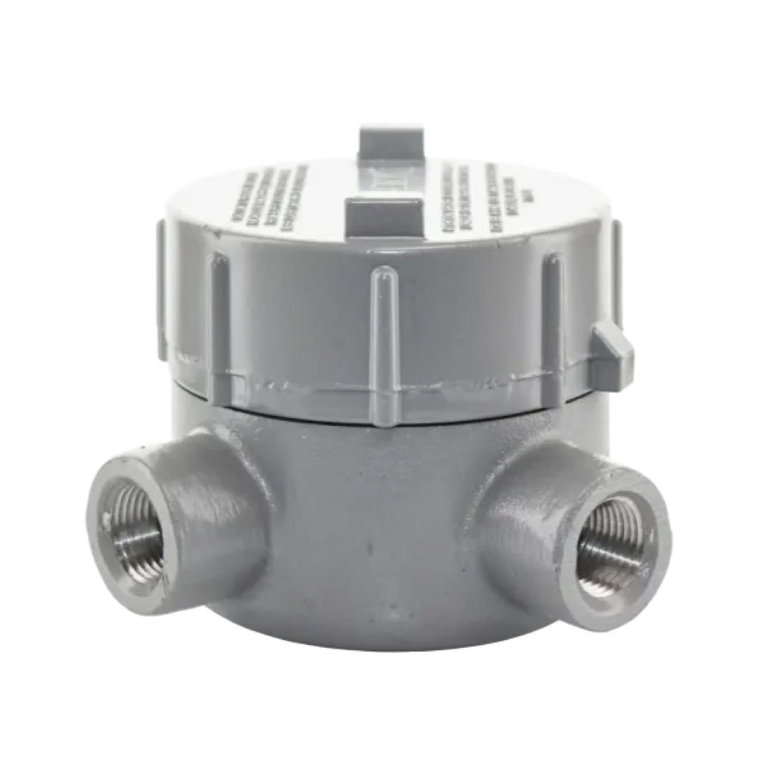 CAJA REDONDA TIPO GUAL HIERRO 1'' COVER Ø3'' NEMA 7 CL1 DIV1&2 UL KILLARK1