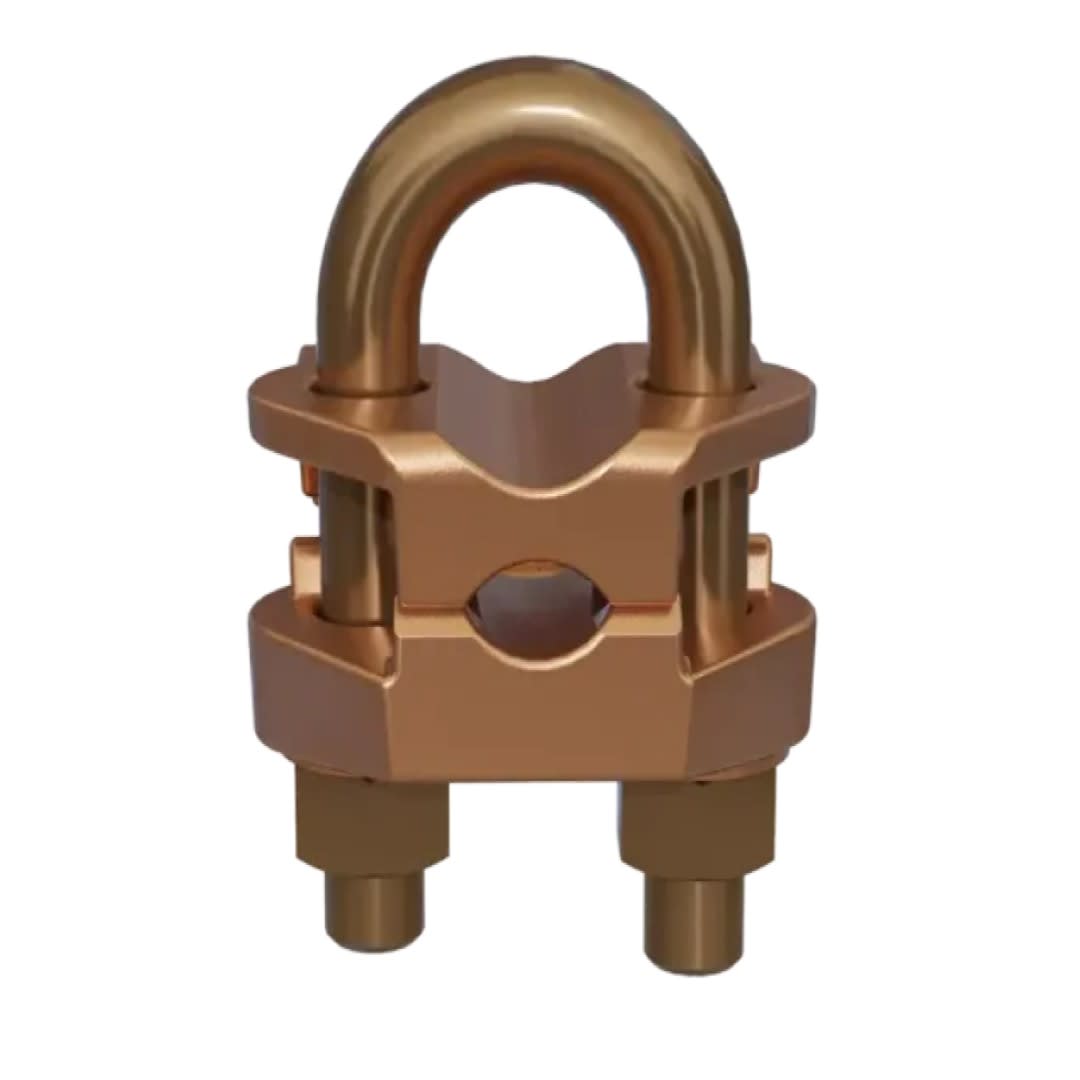 CONECTOR TIERRA CU P/CABLE 2/0AWG-250MCM A TUBO 3/8'' Ø5/8''-3/4'' UL BURNDY3
