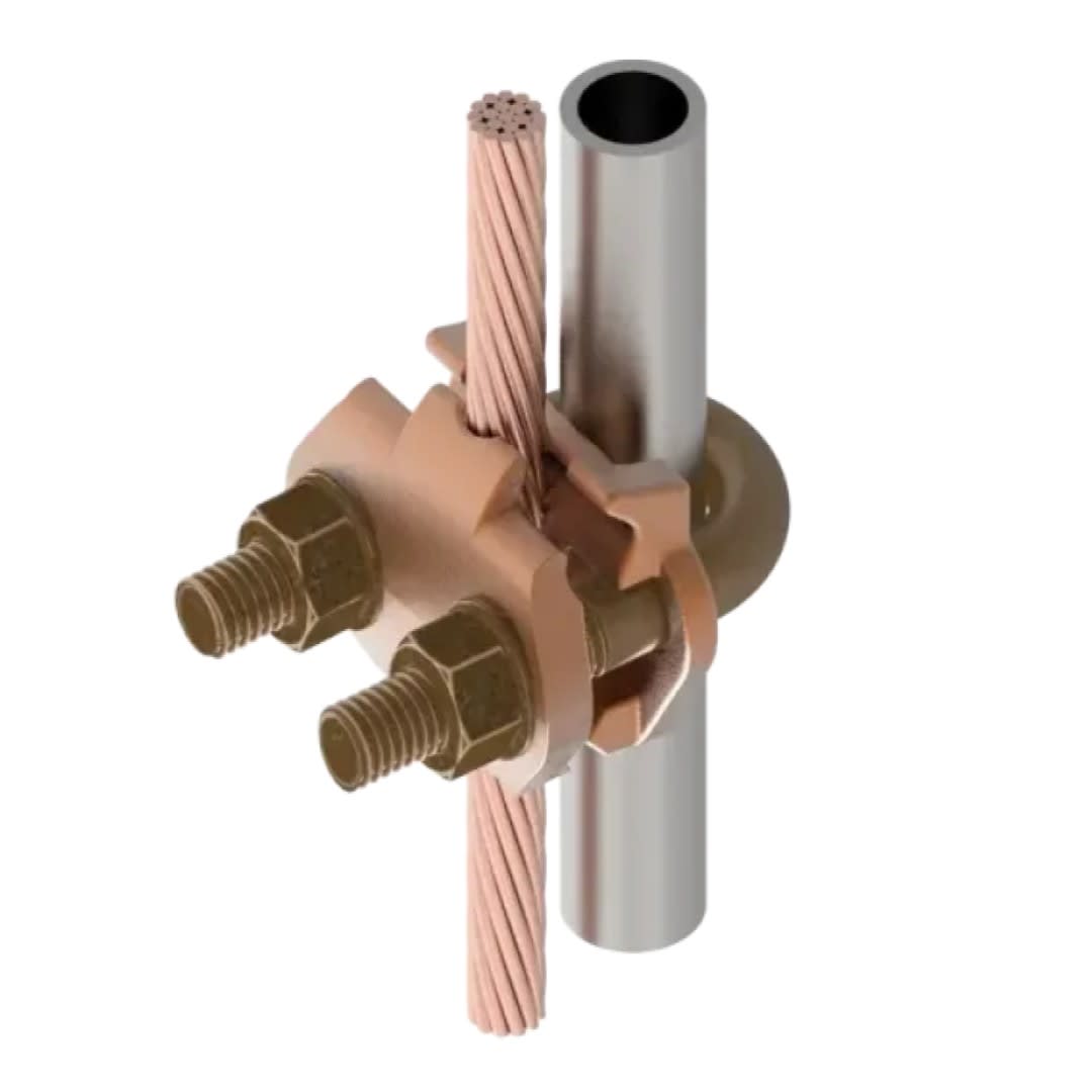 CONECTOR TIERRA CU P/CABLE 2/0AWG-250MCM A TUBO 3/8'' Ø5/8''-3/4'' UL BURNDY5