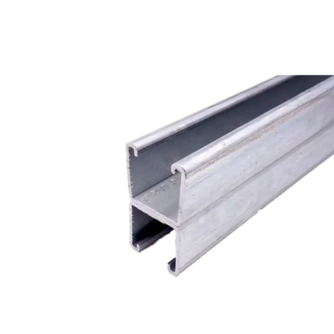CANAL STRUT DOBLE ALTA LISO ACERO 1-5/8''X1/4''X10FT e:2.6MM PVC COATED A12AP PROCOAT1