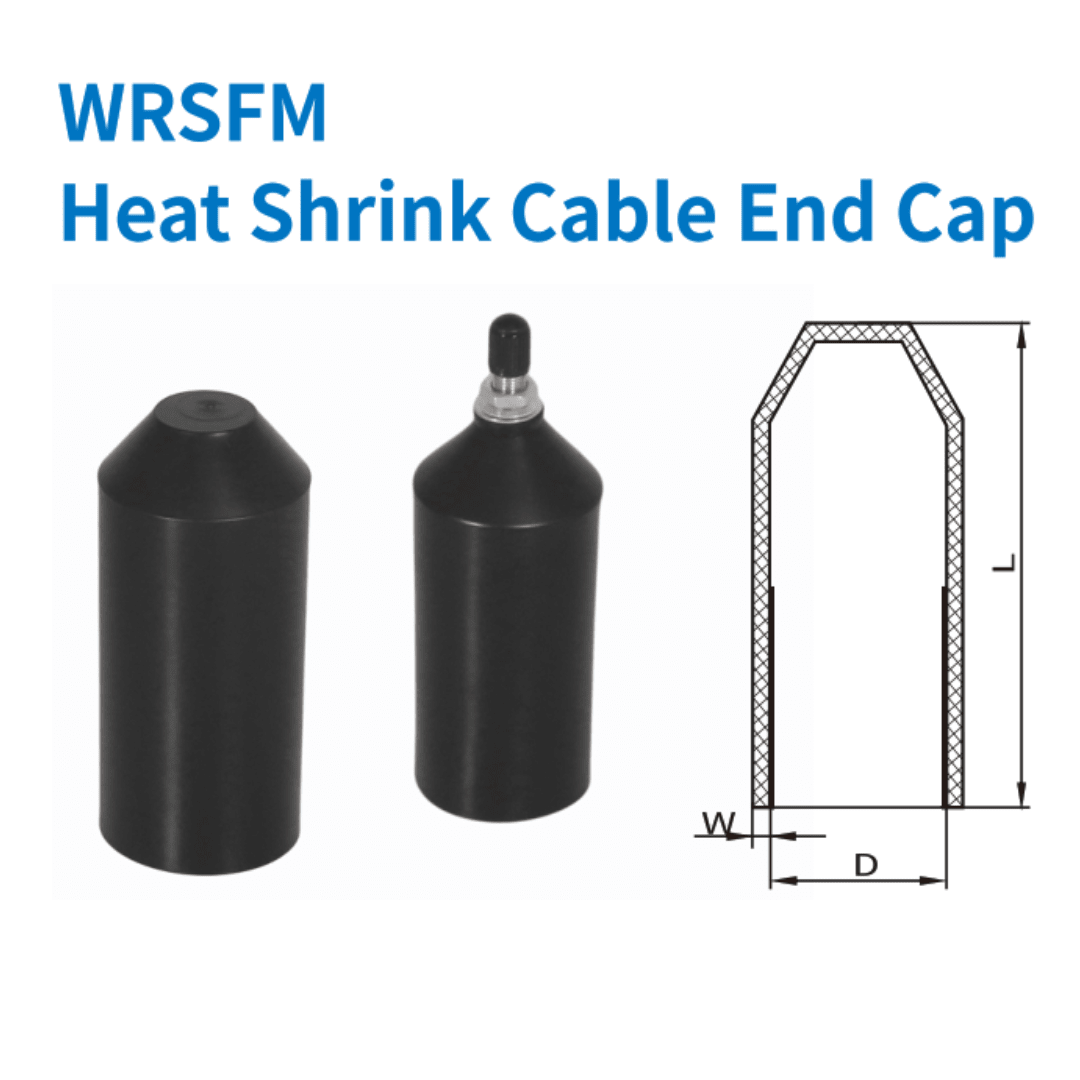 CAPUCHON TERMOCONTRAIBLE 30-16MM PARA AISLAR EXTREMOS DE CABLES SIN ENERGIA MODELO WRSFM-30 WOER1