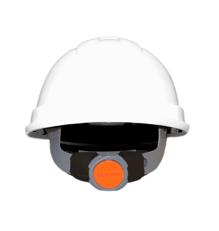 CASCO DIELECTRICO 20KV CON SUSPENSION NYLON TIPO RACHET 6 PUNTOS BLANCO IN 1406R-BL INSAFE