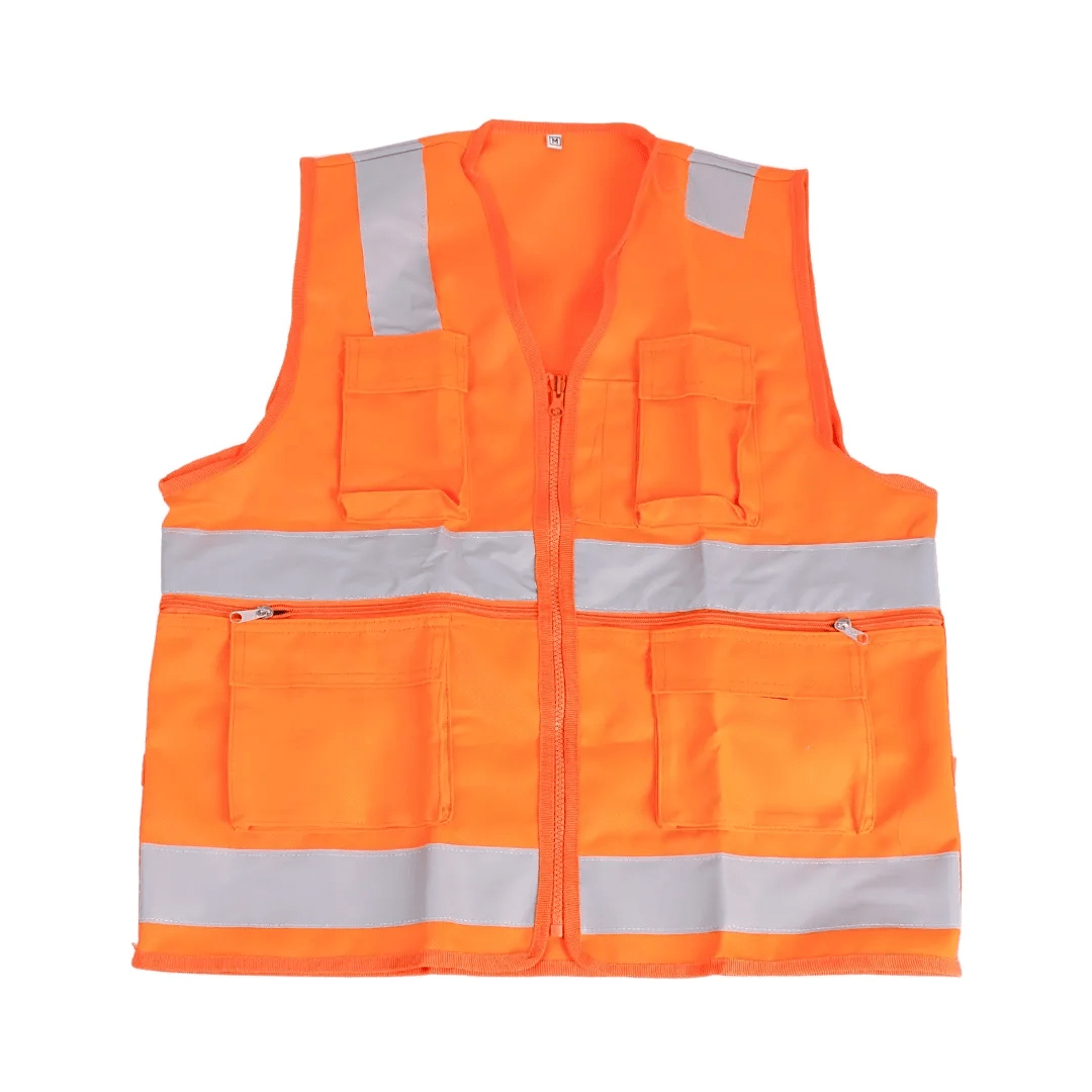 CHALECO MULTIBOLSILLO DRILL NARANJA TALLA L WERKEN