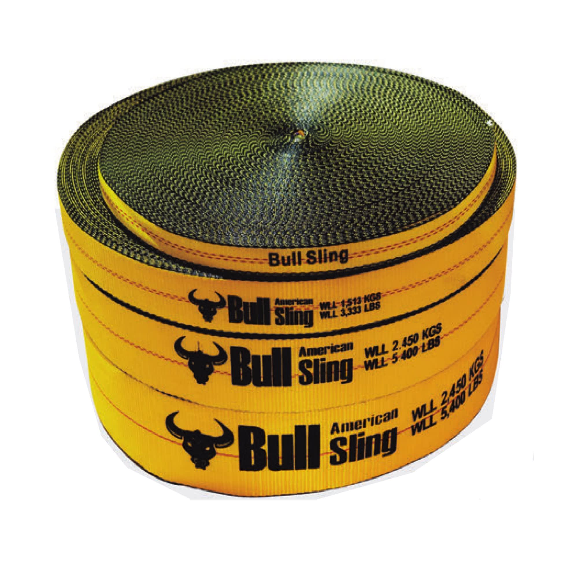 CINTA DE POLIESTER 4''-101.6MMX100MTS PARA FAJA RACHET FS 3:1 RUPTURA 20000LBS AMERICA AMERICAN BULL