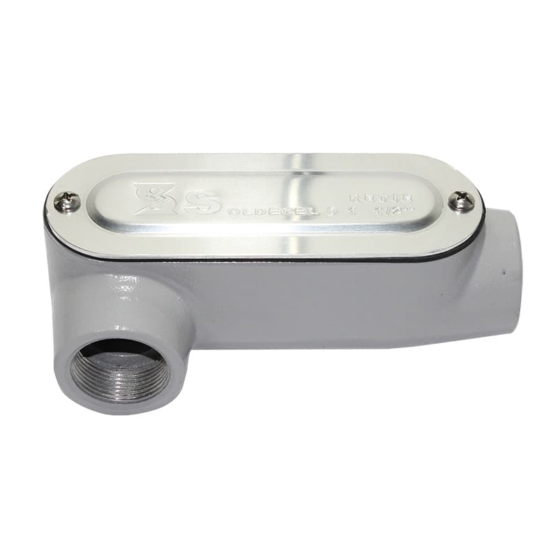 CONDULETAS EN FUNDICION DE ALUMINIO TIPO LR PARA INTEMPERIE 2½'' S4-LR250 SOLDEXEL