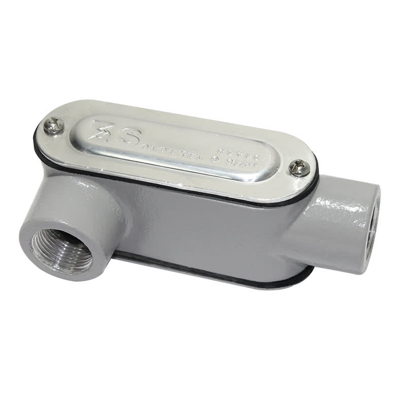 CONDULETAS EN FUNDICION DE ALUMINIO TIPO LRL PARA INTEMPERIE 3/4'' S4-LRL075 SOLDEXEL