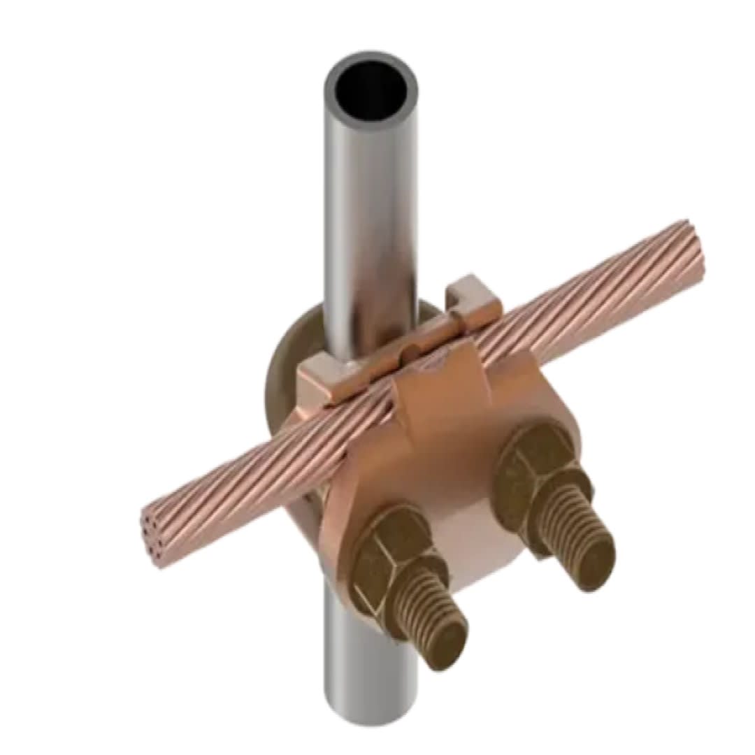 CONECTOR TIERRA CU P/CABLE 2/0AWG-250MCM A TUBO 1/2''-3/4'' Ø7/8''-1'' UL BURNDY3