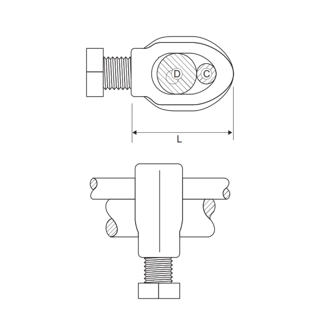 CONECTOR TIPO AB 5/8'' (16MM) DE BRONCE COBREADO AP2014002 ARAGCU PT2