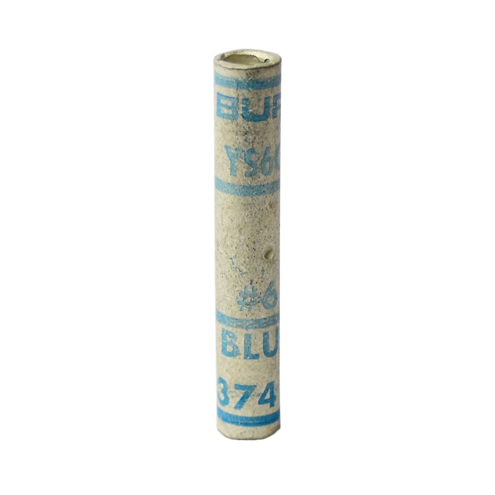 CONECTOR TUBULAR DE COMPRESION CU/ES BARRIL ESTANDAR 6AWG 35KV YS6C-L BOX BURNDY