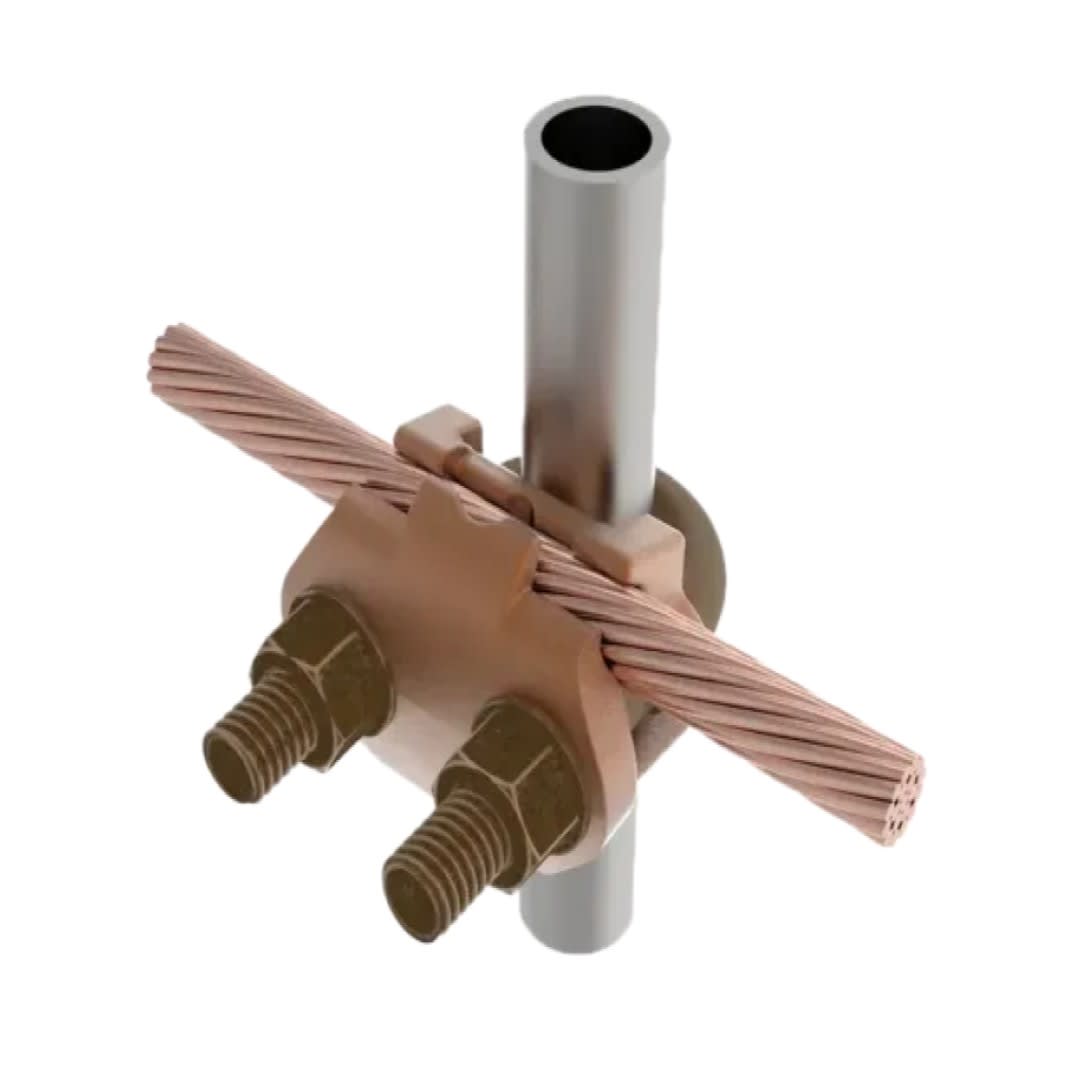 CONECTOR TIERRA CU P/CABLE 4AWG-2/0AWG A TUBO 3/8'' Ø5/8''-3/4'' UL BURNDY5