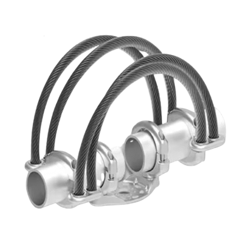CONECTOR RECTO FLEXIBLE UNION DE TUBOS MONTADO SOBRE AISLADOR MPEFBI-8076 ARAGCU AS