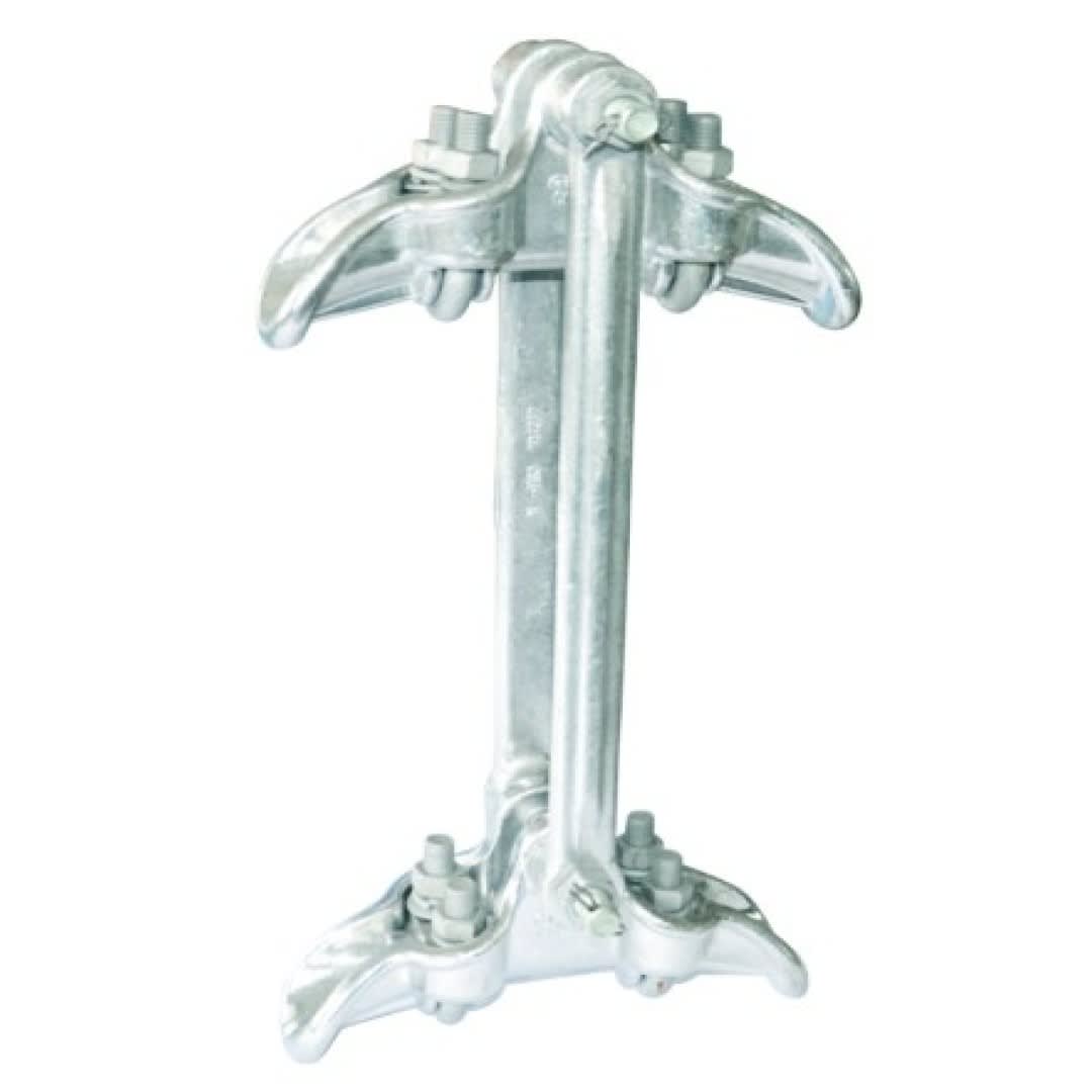 GRAPAS DE SUSPENSION ALUMINIO DOBLE MODELO CSH-0422 Ø13.2-22.0MM 40KN ARAGCU HE
