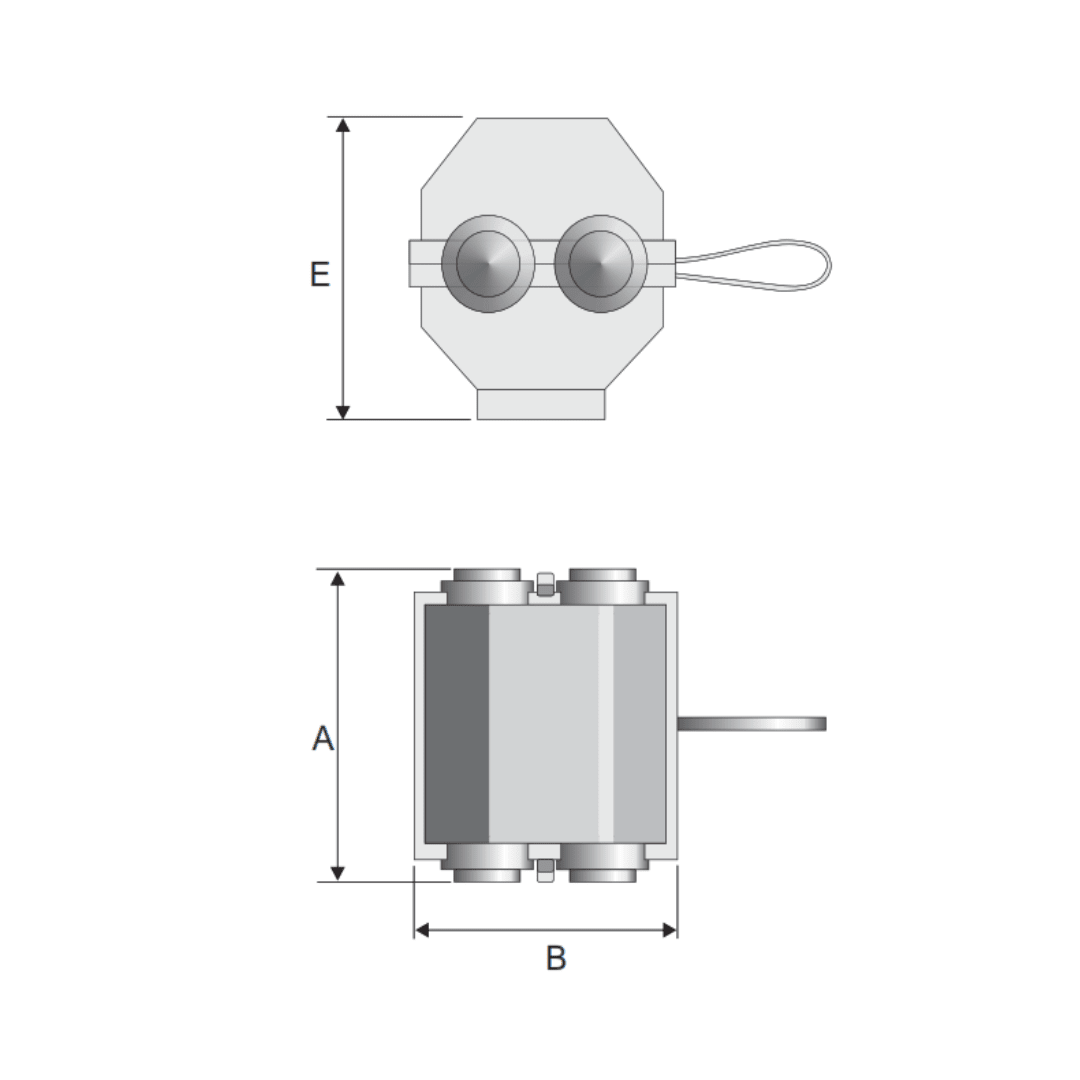 CUBIERTA PLASTICA PARA CONECTOR TIPO SP-14 NEGRO AP4012002 ARAGCU BT2