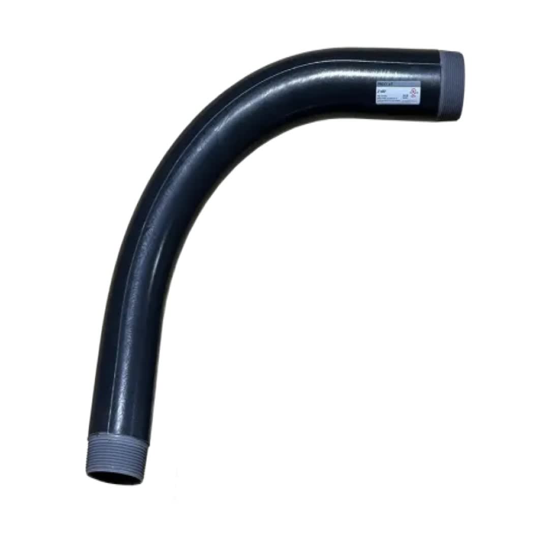 CURVA CONDUIT RGS 1-1/2''X90° REVESTIDA DE PVC UL PROCOAT1