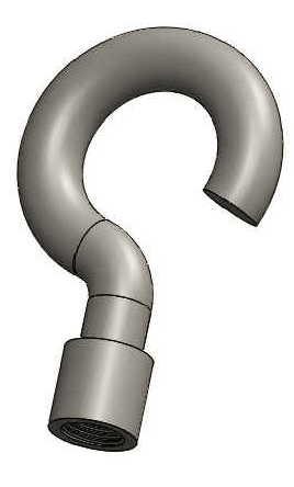 GANCHO OJO ROSCADO 95MM 16MM 28MM 16MM 34MM 8KN M1GA0000 ARAGCU BT1